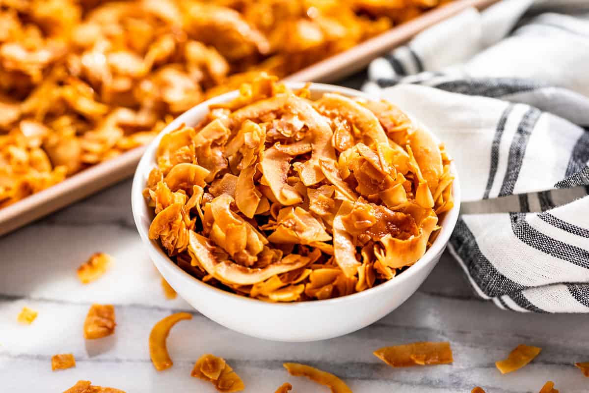 Caramelized Coconut Chips: Your Versatile Paleo Snack & Garnish